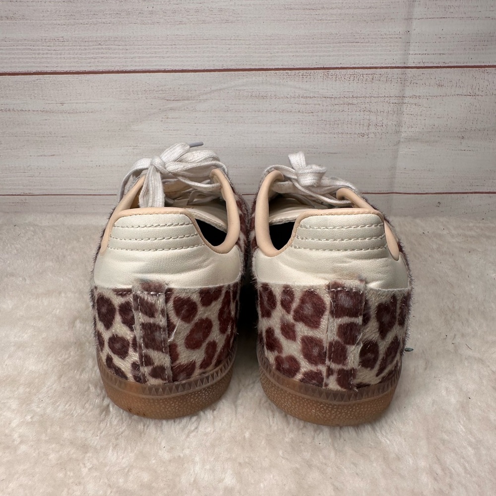 Leopard adidas with blue suede and pony hair spots sambas cheetah animal print - Picture 4 of 5